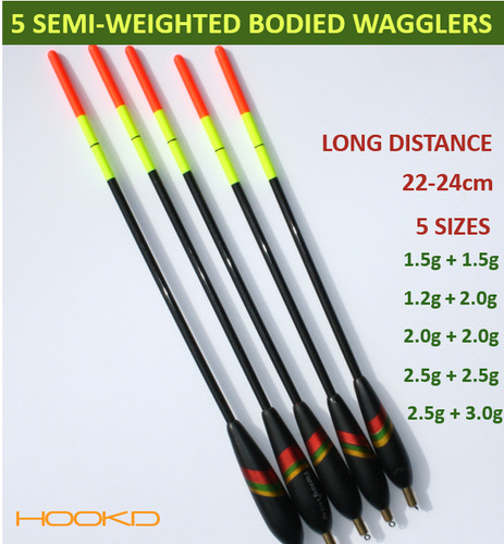 Premium bodied wagglers - 5,