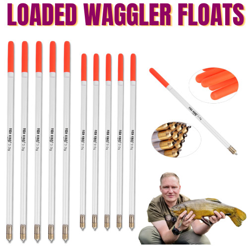 Loaded waggler floats - loaded, tench