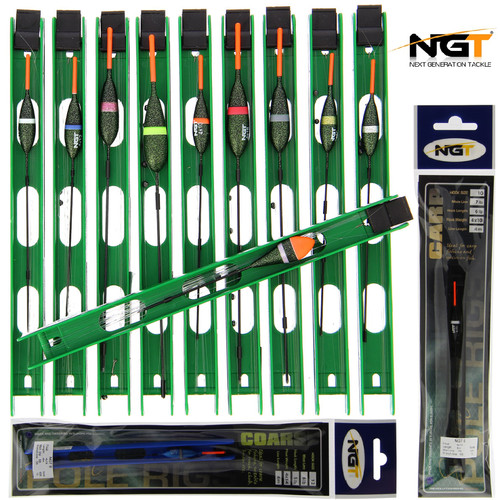 Pole fishing float rigs - 10,