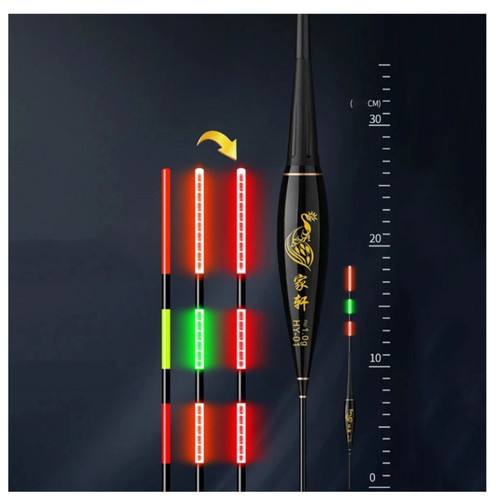 Light electronic fishing float - light,
